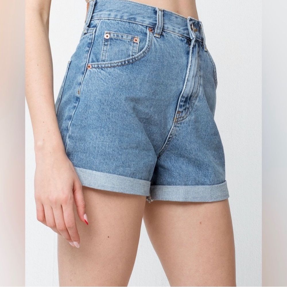 BDG mom high rise denim shorts